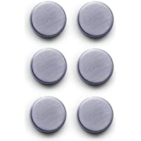 Los mejores  - Zeller 11203 Conjunto de Imanes- Acero Inoxidable- Gris- 2.7x2.7x3 cm- 6 Unidades